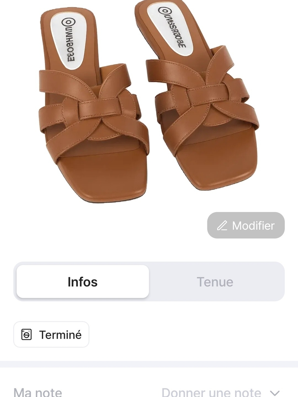 Windsor Smith Tan Braided Slide Mules